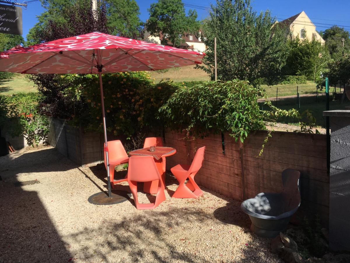 Au Cheval Bleu Bed & Breakfast Fontenay-pres-Vezelay Luaran gambar